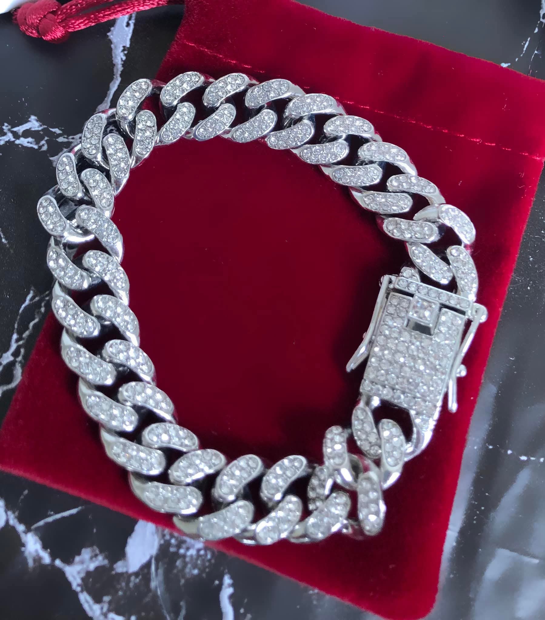 Rounded Cuban link bracelet