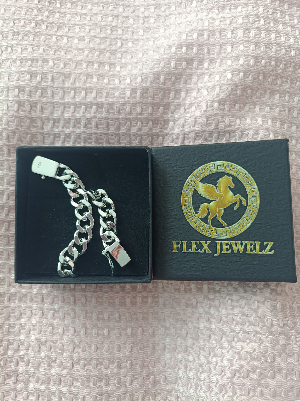 925 Silver Cuban Link bracelet
