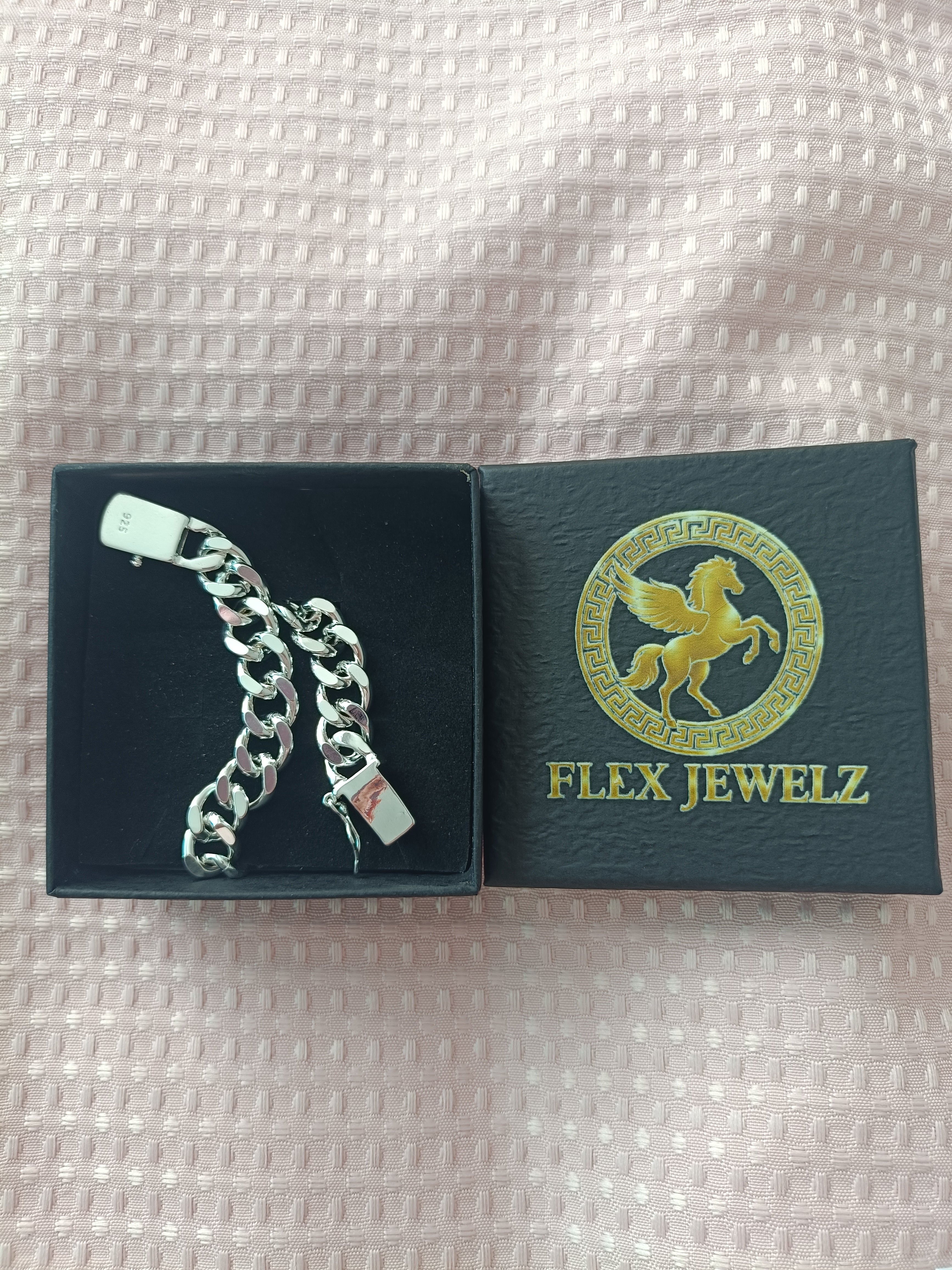 925 Silver Cuban Link bracelet
