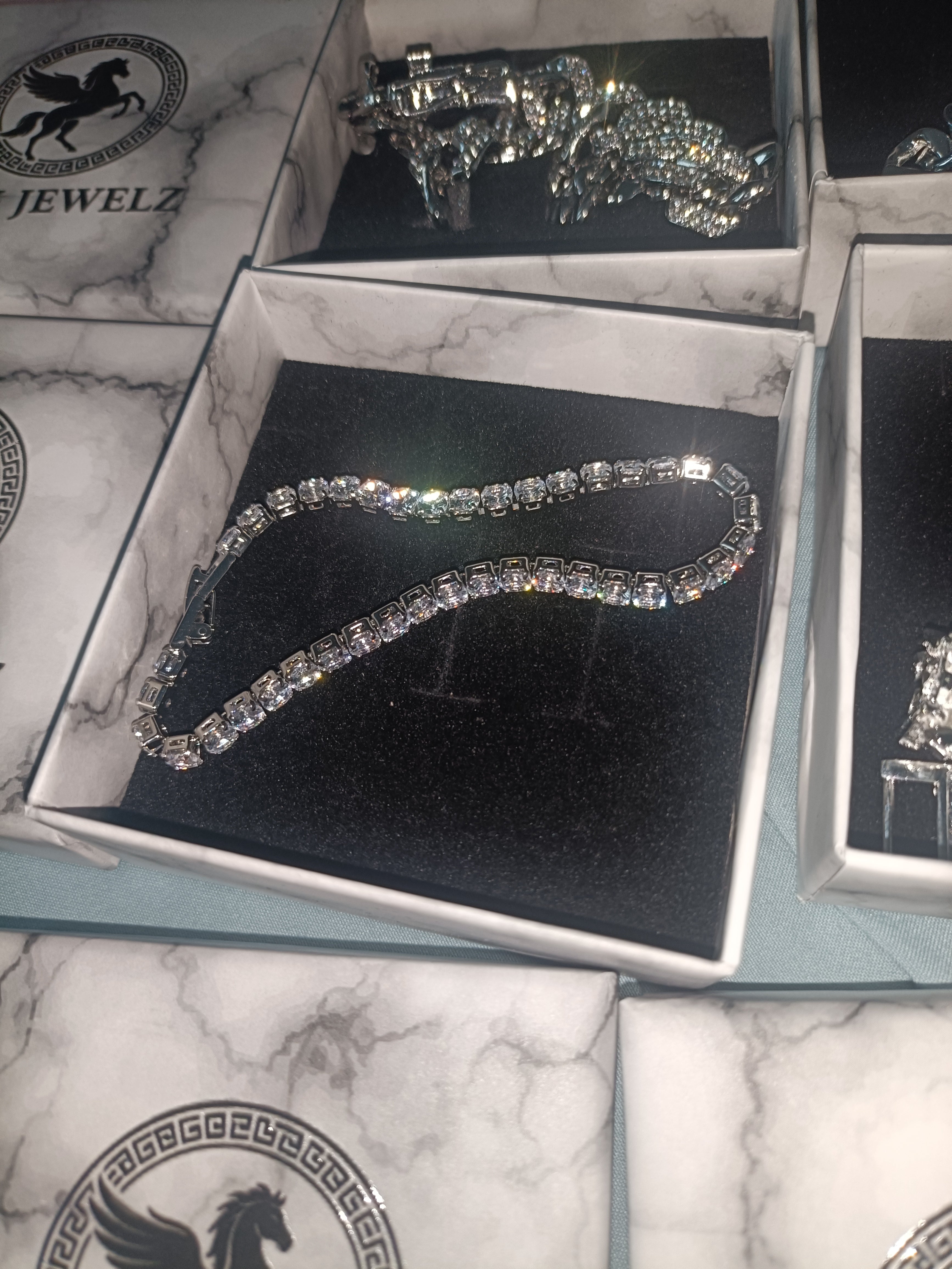 14 Carat Moissanite tennis bracelet