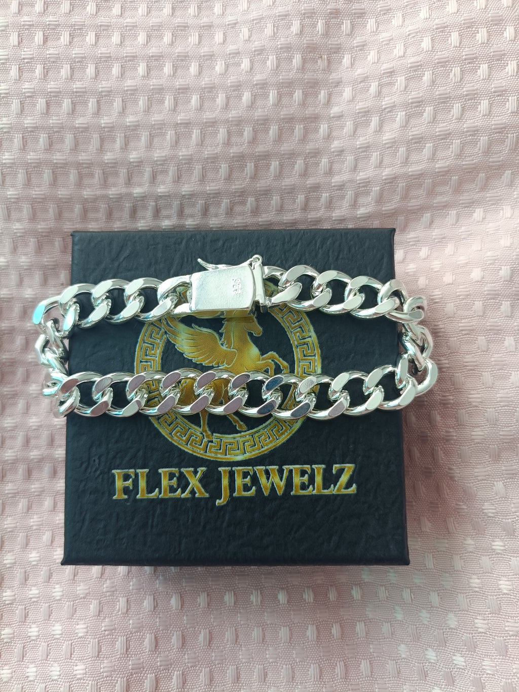 925 Silver Cuban Link bracelet